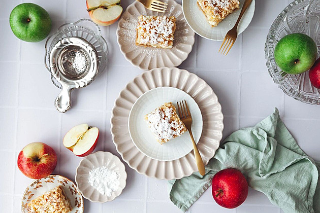 Jablka v hlavní roli: Jablečný crumble a perník plný podzimní vůně