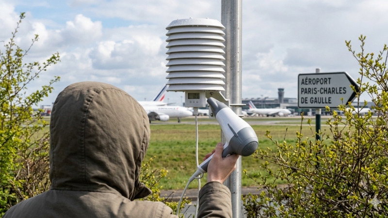 Manipulace počasí pomocí fénu na vlasy? Teplota v Paříži záhadně stoupla, sázkař vydělal balík