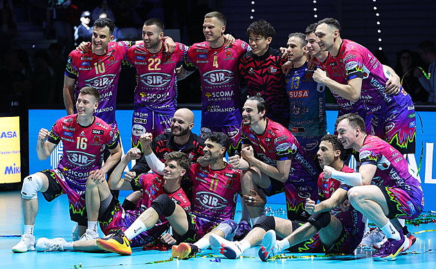Perugia ovládla volejbalovou Ligu mistrů, raduje se i český smečař Džavoronok