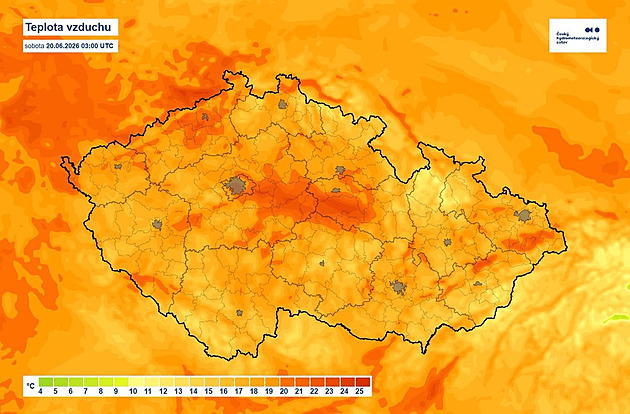 Teplotní výheň vrcholí. Meteorologové přišli s rekordní předpovědí pro Česko